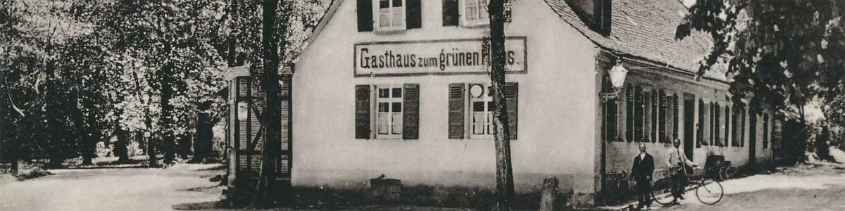 Historische Abbildung Gasthaus zum grünen Haus in Friedrichsruhe
